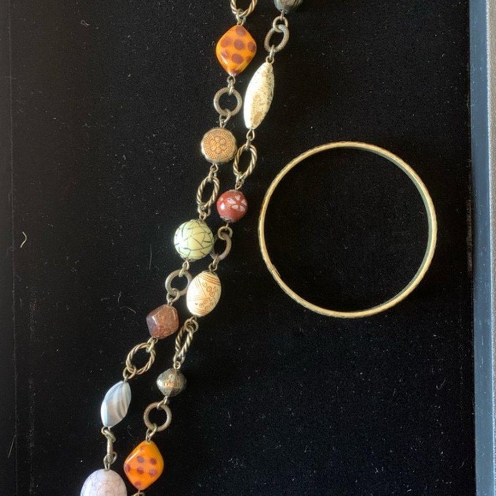 Necklace + bangle set